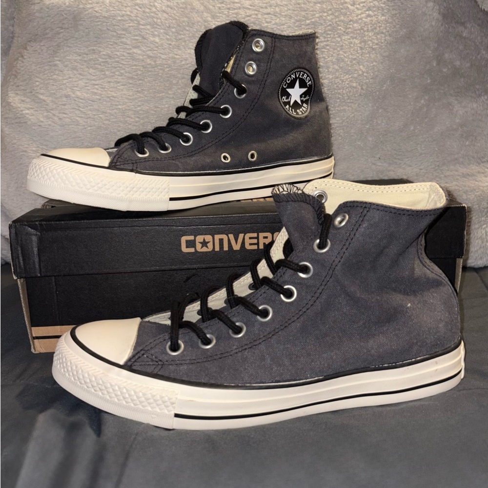 Converse Charcoal High-Top Sneakers